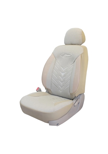 Mercedes E 300 Uyumlu Keten Kumaş Oto Koltuk Kılıfı Bej