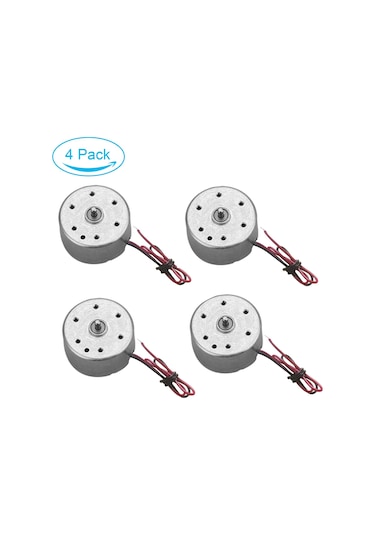4 Adet Elektrik Üreten Mini Dc Dinamo Motoru - 5V Dinamo Motor