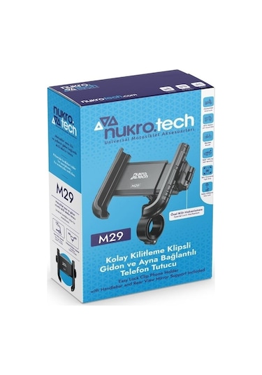 Nukro Tech M29 Klipsli Telefon Tutucu