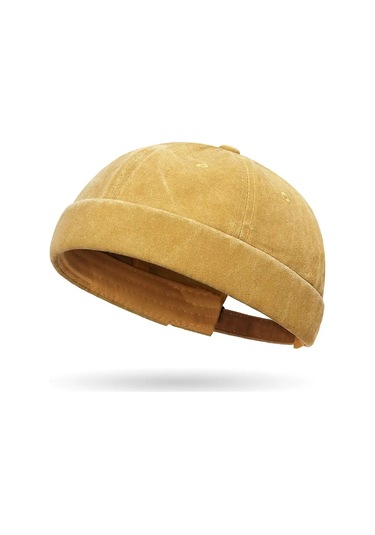 Snapbuy Hip Hop Bere Erkekler Ve Kadınlar İçin Brimless Kavun Kap Balıkçı Kasketlerigökyüzü Mavistandart Gökyüzü Mavi