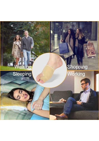 Sones Lycra Ter Emici Aşınmaya Karşı Büyük Ayak Başparmağı Kemik Halluks Valgus Düzeltici M