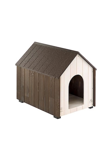 Ferplast Koya Ahşap Köpek Kulübesi Large 63.3 x 91.5 x 77.5 CM