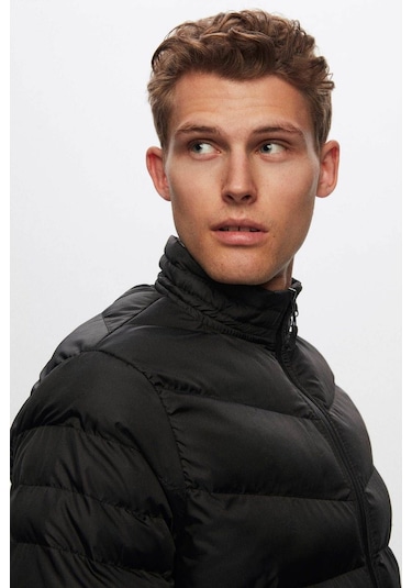 D's Damat Slim Fit Rüzgar Geçirmez Elyaf Dolgulu Erkek Mont 1HF07ORT01940 Siyah D's Damat Slim Fit Rüzgar Geçirmez Elyaf Dolgulu Erkek Mont 1HF07ORT01940 Siyah