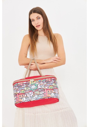 Superbag 22 Litre Piknik/kamp Çantası Sepeti. Termal Termos Çanta Sıcak-soğuk Koruma Sağlar Sofia-0250139 Sofia Çok Renkli