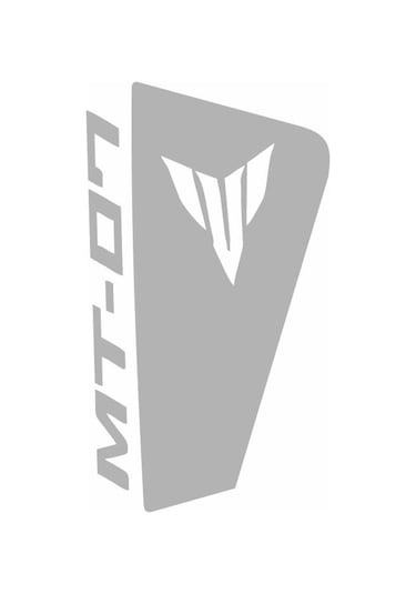 Yamaha Mt07 2014-2017 Beyaz Siperlik Sticker Set