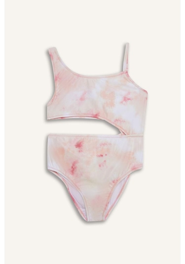 DeFacto Kız Çocuk Batik Mayo E3539A825HSPN339 Pembe