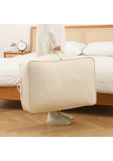 Dancemonkey Cbtx Moho&home Mdj-618012 Yorgan Battaniye Dolap Düzenleyici 600d Oxford Saklama Çantası - Bej Standart 140l