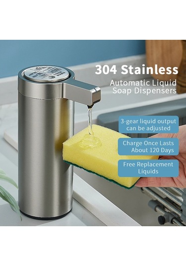 Mutfak Sabunu Makinesi Otomatik Sensör El Dezenfektanı Akıllı 1 Adet