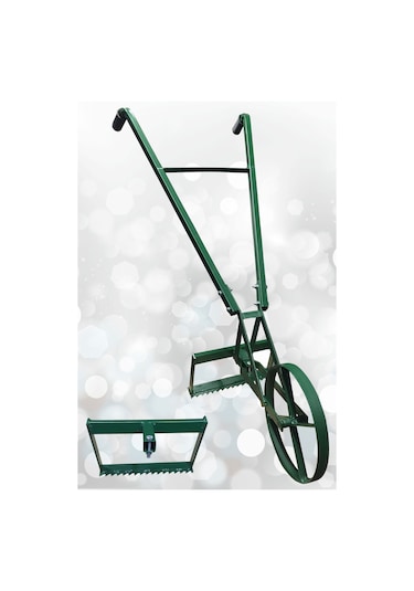 Ot Sürme Arabası (Aktepe). Dörtgen Bıçaklı Ot Yolma Kesme Arabası