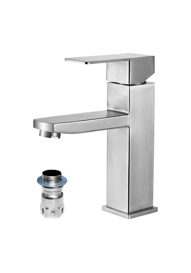 Fleko Stell Inox Lavabo Bataryası Krom