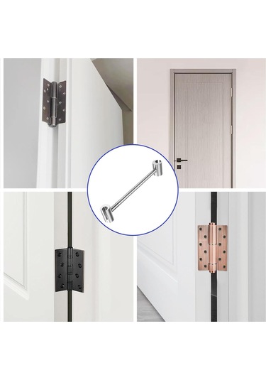 Geeksen 14-19mm Evrensel Çift Uçlu Kapı Menteşi Ayarlama Anahtarı, Dairesel Somun Tamiri Taşlı Araç