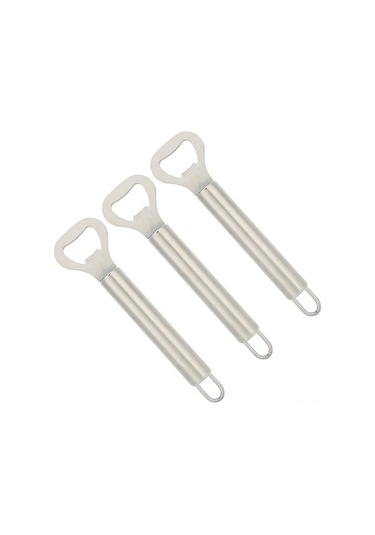 Electric 3'lü Paslanmaz Çelik Bira Açacağı Seti - Pratik, Taşınabilir Mutfak Aksesuarı, Kamp Ve Parti İçin Uygun