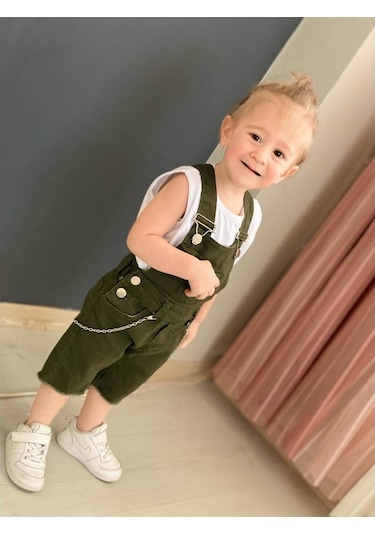 Quzucuk Kids Çocuk Yeşil Solopet Takım Yeşil