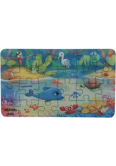 Underwater Animals - Deniz Hayvanları / Small Puzzle 3-7 Yaş 24 Parça
