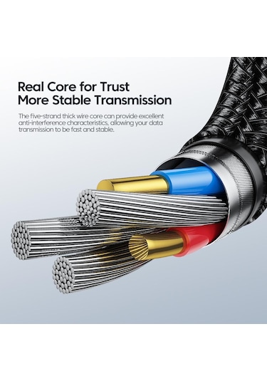 Mor Toocki 6a Usb C Tipi Kablo Xiaomi Poco Samsung Huawei 100 W Hızlı Şarj Şarj Cihazı Usb C Veri Kablosu C Tipi Kablo Realme İçin Oppo 2 M