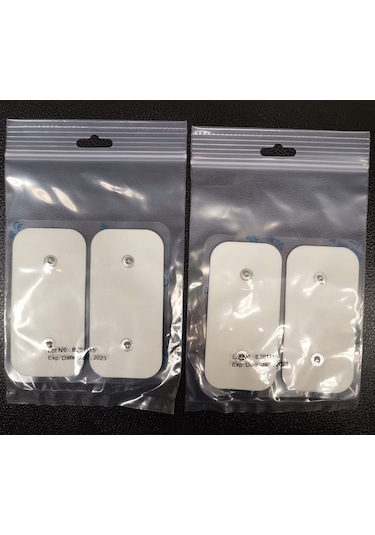 2 x 2'li 5x10 Cm Çıtçıtlı Tens Elektrot Pedi