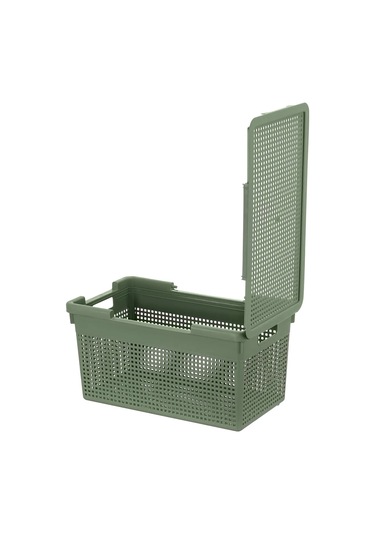 El Casa Kapaklı "loft" Depolama Kutusu, 21 Litre 306034539 Yeşil