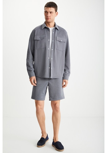 RAMADANP015 Gri Gömlek