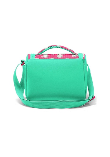 Coral High Kids Neon Mercan Su Yeşili Alpaka Desenli Thermo Beslenme Çantası 11719