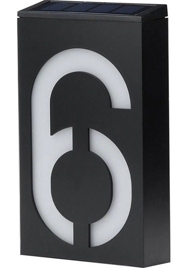 S6012-6 Güneş Ev Numarası Işığı Evler Için Led Aydınlatmalı Diğer