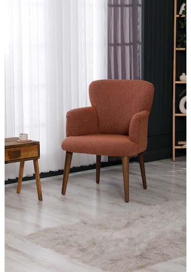 Berjer Tekli Koltuk, Cafe ,ofis, Balkon, Teras, Bahçe,bohem,bukle Kremit