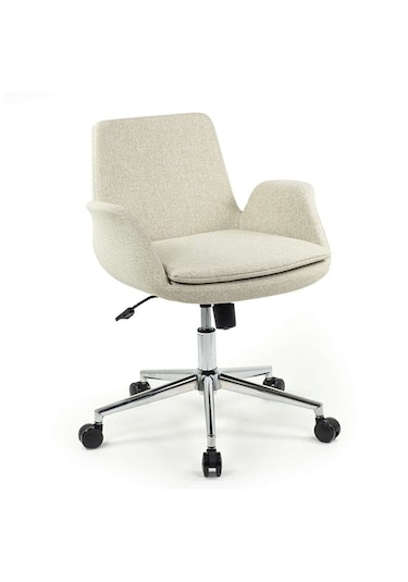 Kaya Ofis Mobilya Carrer Çalışma Koltuğu Ofis Sandalyesi Krem