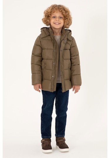 U.s. Polo Assn. Erkek Çocuk Haki Mont 50293910-vr027 Haki