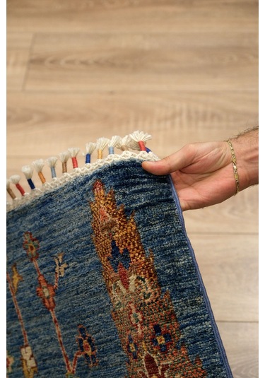 Şirvan Anatolia El Dokuma Yün Halı - Leh1170 Mavi