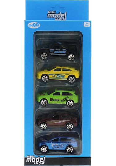 Mega Beşli Die Cast Model Araba Seti