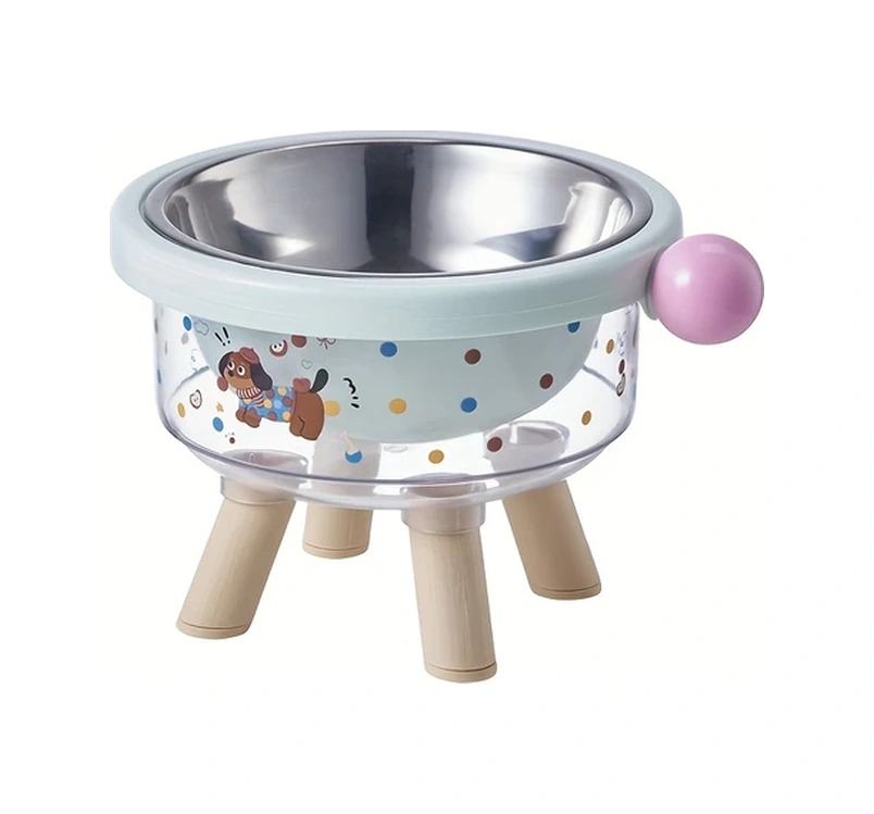 Elmpaly Yeşil Paslanmaz Çelik Yükseltilmiş Mama Kabı: Devrilmez, Dökülmez, Kolay Temizlenir