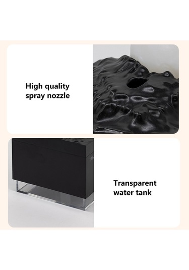 Moon Meteorite Mini Nemlendirici Renkli Gece Işıklı Beyaz