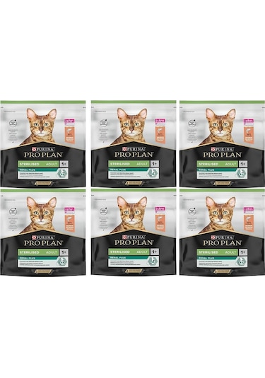 Proplan Sterilised Somon Kısır Kedi Maması 400 Gr 6 Adet