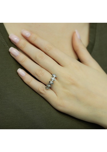 Lova 1,50 Karat Efektli Pırlanta Beştaş Yüzük - 1070110