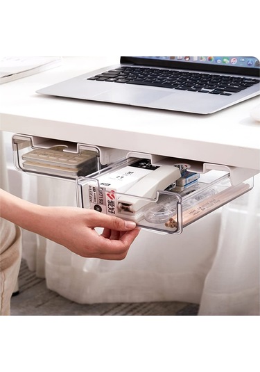 2 Adet Çekmece, Çalışma Masası Altında, Kendinden Yapışkanlı