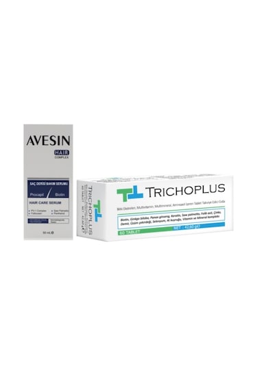 Avesin Saç Dökülmesine Karşı Serum 50 ML + Trichoplus 60 Tablet
