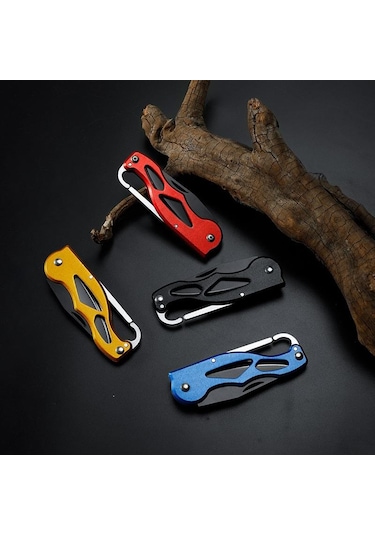 Valkyrie Paslanmaz Çelik Katlanır Cep Çakısı Kamp Bıçağı Çok Renkli