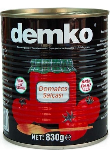 Demko Domates Salçası Teneke 830 G