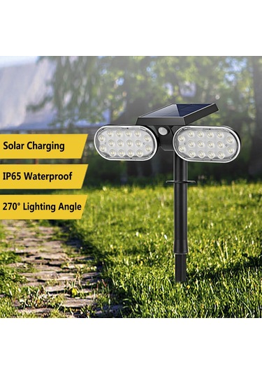 Güneş Çift Kafa Işık Dış Mekan Su Geçirmez Led'ler L5423w
