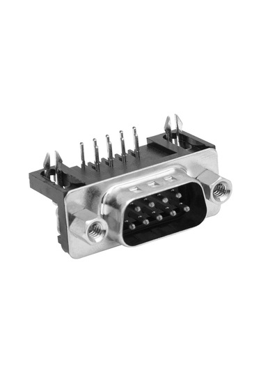 9 Pin Erkek D-sub 90 Derece Konnektör