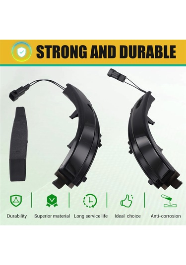 Xiaaokeji Vw Jetta Mk6 Se İçin Araba Dinamik Dikiz Aynası Dönüş Sinyal Lambası