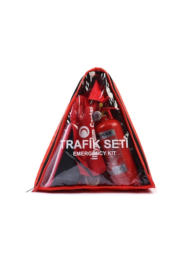 Kkdavm Üçgen Trafik ve İlk Yardım Seti Ekonomik - Tüvtürk Uyumlu