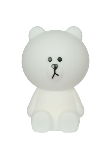 KidzALife Led Brown Bear Gece Lambası Medium 30 CM Beyaz