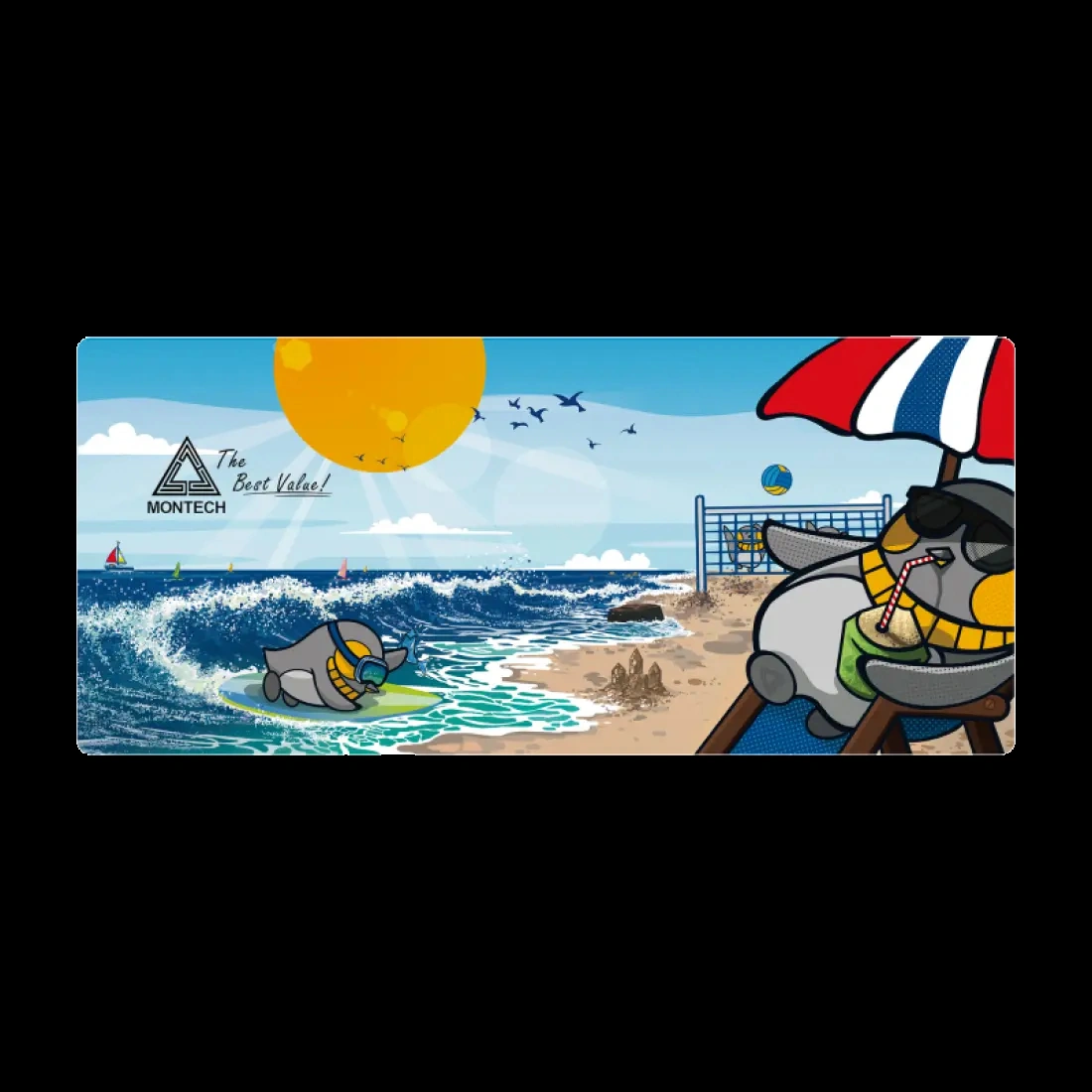 Montech Summer Beach Gamıng Mouse Pad Gmp 102