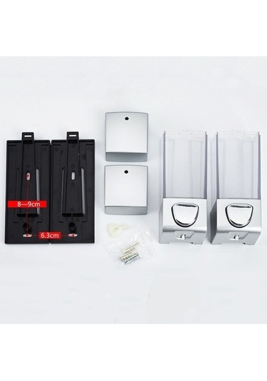 Tongxida Presli Monte Manuel Şampuan Sabunluk Şişe Bosphorusboutique Yıkama Dispenseri, Beyaz Kafa El Duvar, Yıkama Vücut Sone Diğer