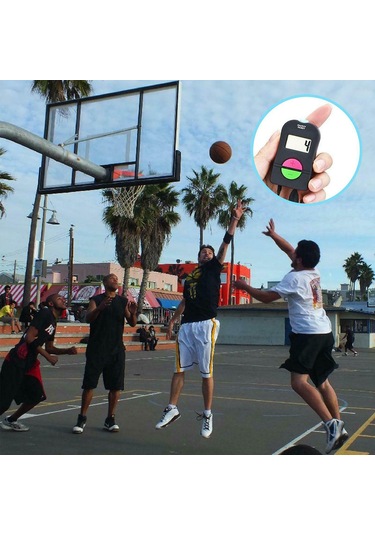 Qingmipy Sesli İpucu İle Golf Sayaç, 0-9999 Arası Sayma, Abs Malzeme, Kol Askısı İle Taşınabilir Pil Dahil Değil Siyah