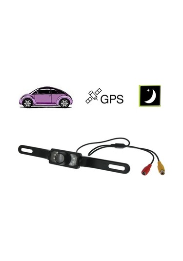 Sones Led Ir Kızılötesi Su Geçirmez Gece Görüş Plaka Çerçevesi Ölçek Plakalı Arka Görüş 140 Derece Siyah