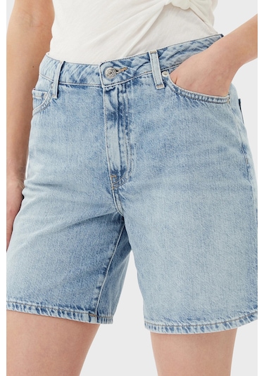Tommy Hilfiger Bayan Short Ww0ww45505 1ac Açık Mavi Açık Mavi