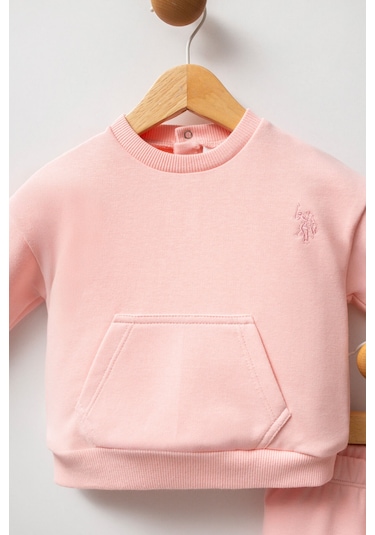 U.S. Polo Assn. U.s. Polo Assn Kız Bebek Pembe Takım Usb2718-c-v1 Pembe