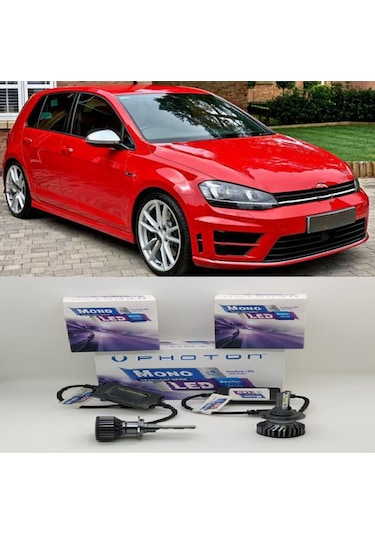 Vw Golf 7 2013-2016 Mk7 Photon Mono Kısa Far H7 Led Zenon
