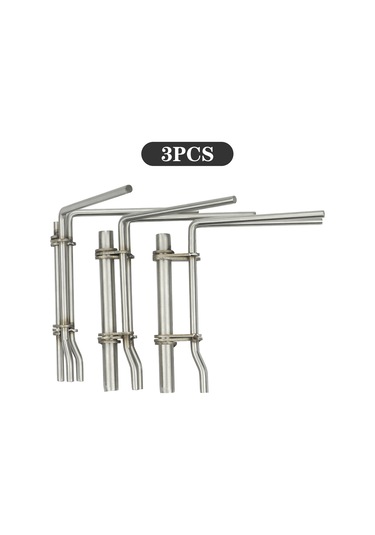 Vkemall Silindir Piston Kolu Conta Montaj Seti - Paslanmaz Çelik, 3 Parça, 23.5x13x6cm, 438g